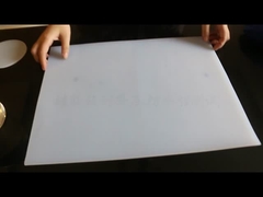 लंबाई 1-50m सिलिकॉन रबर शीट 1 मिमी 1.25-1.50g/Cm3 विशिष्ट गुरुत्व