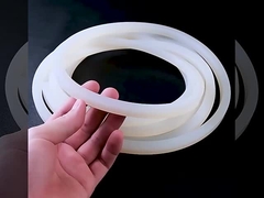 लाल पारदर्शी सिलिकॉन एक्सट्रूज़न, सील के लिए सिलिकॉन प्रोफाइल