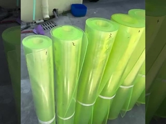 80-95 किनारा एक रंगीन पॉलीयूरेथेन शीट / चिकनी पीयू शीट 35-155KN/M अच्छी मशीनिंग