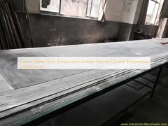 0.5mm-10mm मोटी तापमान-रबर-मैट तेल और तापमान वातावरण के लिए