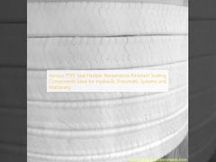 विभिन्न पीटीएफई सील लचीला तापमान प्रतिरोधी सील घटकों हाइड्रोलिक वायवीय प्रणालियों और मशीनरी के लिए आदर्श