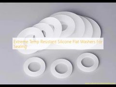 सील करने के लिए अत्यधिक तापमान प्रतिरोधी सिलिकॉन फ्लैट वाशर