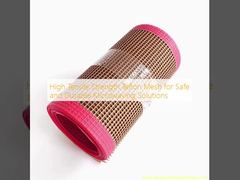 सुरक्षित और टिकाऊ माइक्रोवेविंग समाधानों के लिए उच्च तन्य शक्ति वाला टेफ्लॉन मेश