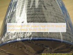 खाद्य ग्रेड पीटीएफई गैसकेट टेप 30-70 शोर ए कठोरता 8Mpa तन्यता शक्ति