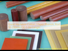 अच्छी इन्सुलेशन कॉटन / पेपर फेनोलिक रॉड 10-200 मिमी बाहरी व्यास 1-3 मीटर लंबाई