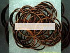 टीसी / एससी सिलिकॉन रबर वॉशर औद्योगिक तेल सील के लिए पु ओ रिंग