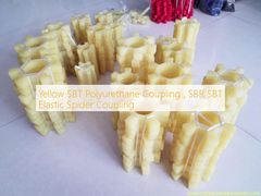 पीला एसबीटी पॉलीयूरेथेन युग्मन, एसबीआर एसबीटी लोचदार स्पाइडर युग्मन