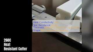 पीटीएफई कटर पैड 260सी हीट प्रतिरोधी कस्टम