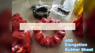 औद्योगिक रबर शीट: 400% बढ़ाव और पहनने का प्रतिरोध