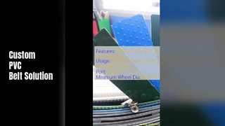 खाद्य पीवीसी कन्वेयर बेल्ट अनुकूलन योग्य लंबाई