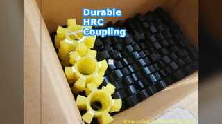 ब्लैक एचआरसी कपलिंग 8एमपीए 70-90ए औद्योगिक शाफ्ट कपलिंग