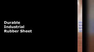 औद्योगिक रबर शीट 0.5-100 मिमी ओजोन प्रतिरोधी