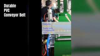 रसद कृषि के लिए टिकाऊ पीवीसी कन्वेयर बेल्ट