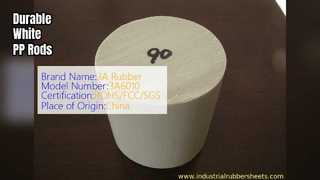 औद्योगिक सील के लिए सफेद पीपी रॉड