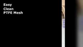 सफेद पीटीएफई मेष 10x10 मिमी आसान साफ