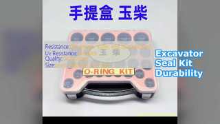 उत्खनन ओ-रिंग सील किट दबाव तापमान प्रतिरोधी