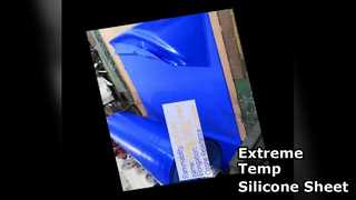 अत्यधिक अस्थायी सिलिकॉन रबर शीट | 0.2 मिमी-50 मिमी