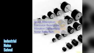 रबर शॉक माउंट औद्योगिक शोर को कम करते हैं