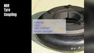 NBR रबर टायर कपलिंग F40 F250 उच्च तन्यता