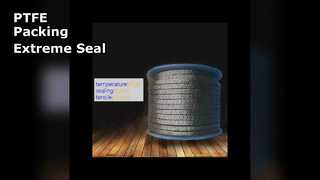 पीटीएफई पैकिंग उच्च बढ़ाव स्थिर थर्मल प्रदर्शन