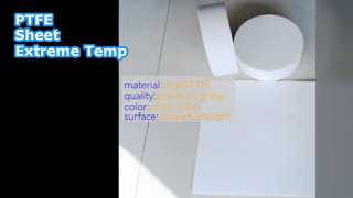 पीटीएफई शीट 20-30 एमपीए सफेद काला उच्च तापमान