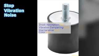 रबर माउंट कंपन शोर को रोकते हैं