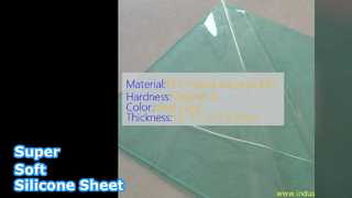 सुपर सॉफ्ट सिलिकॉन रबर शीट 1.2 मिमी साफ़