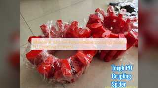 कठोर परिस्थितियों के लिए लाल पीयू कपलिंग स्पाइडर