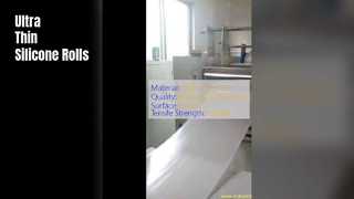 पतली सिलिकॉन रबर शीट 0.1 मिमी 0.8 मिमी रोल