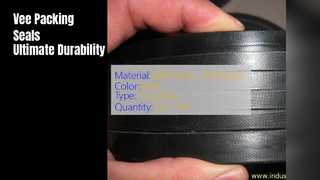 हाइड्रोलिक वी पैकिंग सील्स एनबीआर एफकेएम पीटीएफई