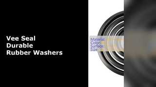 ब्लैक सिलिकॉन रबर वॉशर वी सील पूर्ण सेट