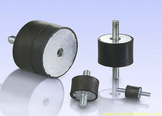Galvanized Metal Rubber Shock Mounts with Tensile Strength 8-12Mpa and Hardness 40-60 Shore A for Industrial Vibration Damping