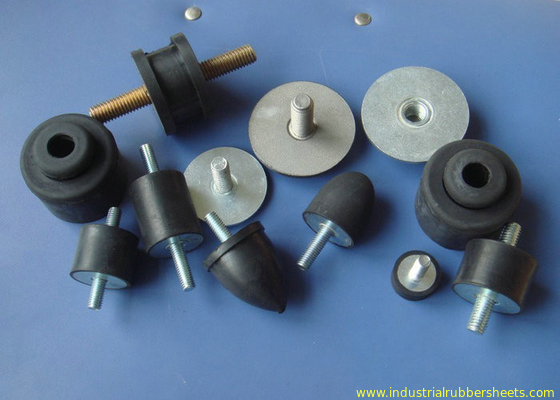 Custom Molded Rubber Shock Mounts with 40-60 Shore A Hardness and NBR Material for Industrial Vibration Dampening