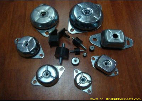 Custom Molded Rubber Shock Mounts with 40-60 Shore A Hardness and NBR Material for Industrial Vibration Dampening