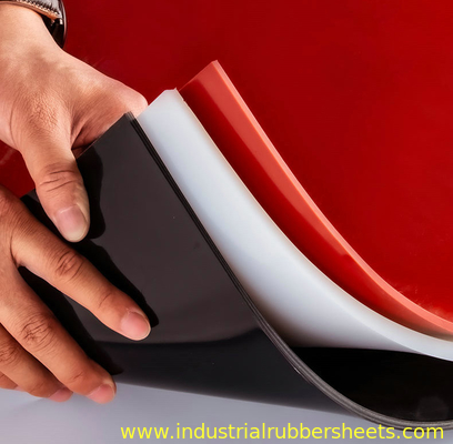 2mm Silicone Rubber Sheet UL94-V0 1.2-1.25g/cm3 High Hardness