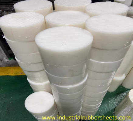 Less Than 120°C Heat Deflection Temperature Nylon Rod , Plastic Rod with Smooth Surface