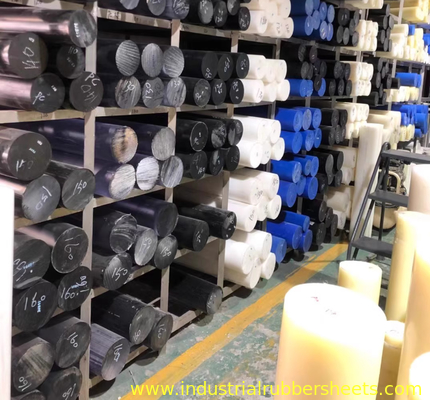Less Than 120°C Heat Deflection Temperature Nylon Rod , Plastic Rod with Smooth Surface