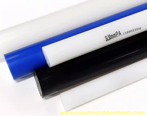 Less Than 120°C Heat Deflection Temperature Nylon Rod , Plastic Rod with Smooth Surface