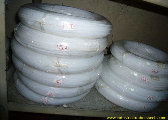Weathering / Chemical Resistance Moulded PTFE Tubing / White PTFE Hose