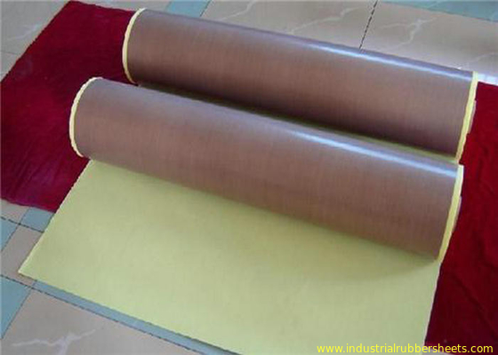 विरोधी उम्र बढ़ने चिपकने वाला + कागज PTFE लेपित शीसे रेशा कपड़ा चिकनी सतह