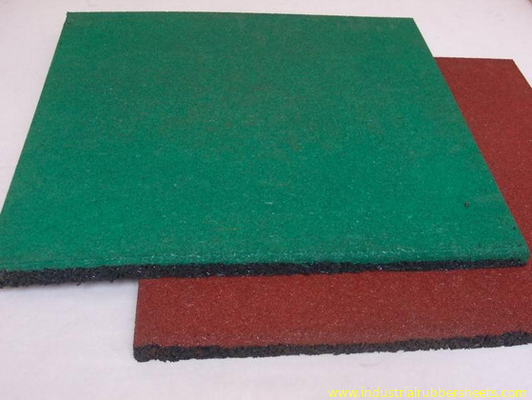 Wood Grain Recycled Rubber Industrial Sheet with 10-50mm Thickness for Floor Mat and Tiles