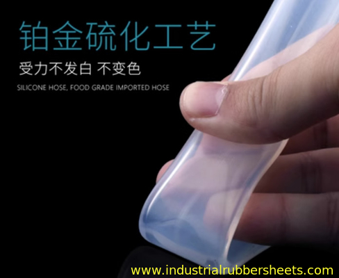 आईडी 3 मिमी सिलिकॉन ट्यूब एक्सट्रूज़न -60°C से +250°C तापमान रेंज औद्योगिक उपयोग
