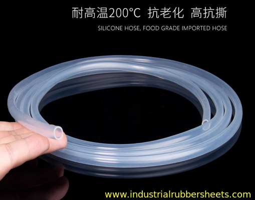 आईडी 3 मिमी सिलिकॉन ट्यूब एक्सट्रूज़न -60°C से +250°C तापमान रेंज औद्योगिक उपयोग