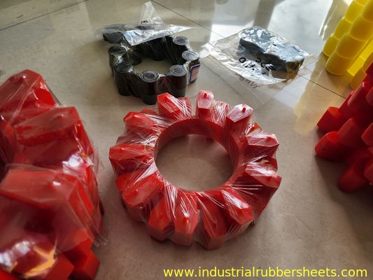 भारी शुल्क अनुप्रयोगों के लिए उत्कृष्ट कंपन अवशोषण के साथ रासायनिक प्रतिरोधी पीयू स्पाइडर