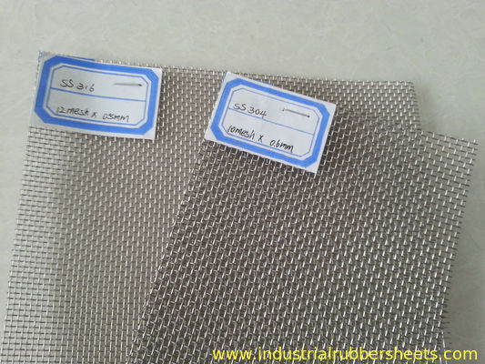 औद्योगिक उपयोग के लिए 30 मीटर लंबाई के साथ SS316 SS304 एसिड प्रतिरोधी स्टेनलेस स्टील वायर मेश
