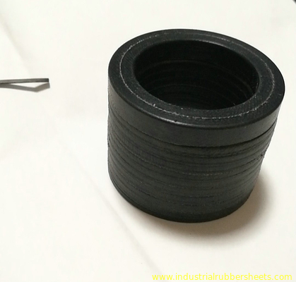 चिकनी सतह सिलिकॉन रबर वाशर Vee सील काले रंग पूर्ण सेट ढालना