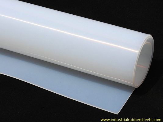 पारभासी खाद्य ग्रेड सिलिकॉन शीट, सिलिकॉन गैसकेट आकार 1-10 मिमी X 1.2 मीटर X 10 मी