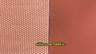 T0.75mm x W1m x L10m लाल सिलिकॉन लेपित फाइबरग्लास फैब्रिक (रोजर्स स्टाइल)