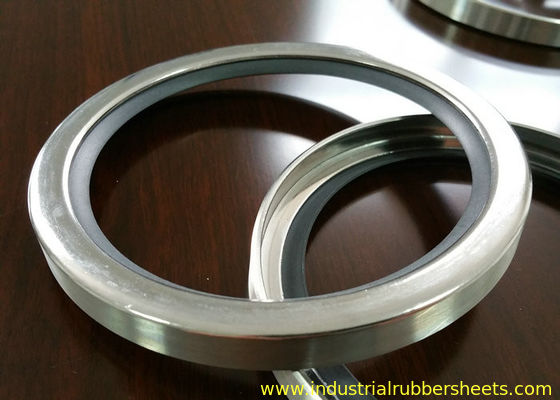 PTFE Oil Seal with Stainless Steel 304 and PTFE Carbon for Low Friction Single or Double Lips Shaft Sealing