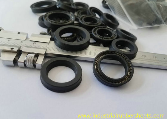 White or Black PTFE Oil Seal with SS304 or SS316 Insert Spring in Standard Size